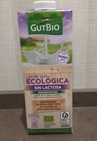 Leche ecológica sin lactosa semidesnatada