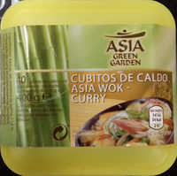 Cubitos de caldo asia wok curry