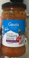 Salsa de tomate frito con queso feta
