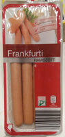 Frankfurti virsli, hámozott