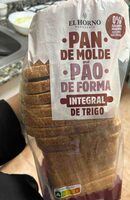 Pan de molde integral de trigo