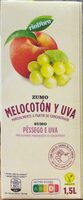 Zumo melocotón y uva