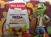 Petit para beber - Fresa y plátano