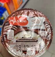 Natillas sabor a chocolate con nata