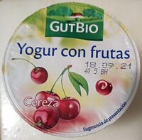 Yogurt con frutas Cereza