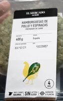 Hamburguesa Pollo Espinaca
