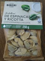 Totelloni de espinacas y ricotta