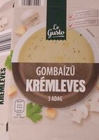 Mushroom cream instant cup soup, gombaízű krémleves