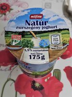 Natúr zsírszegény joghurt