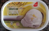 Sorbete con limón