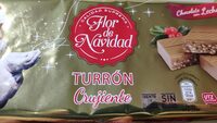 Turrón crujiente de chocolate