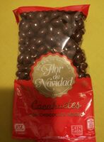 Cacahuetes con chocolate negro