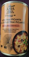Sopa estilo Thai picante