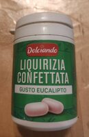 Liquirizia confettata gusto eucalipto