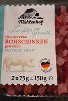 Delikatess Rohschinken gewürfelt