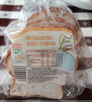 Gluténmentes toast szeletek
