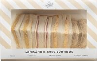 Minisándwiches surtidos