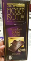 Chocolate negro 85% cacao