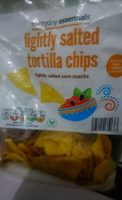 Lightly salted tortilla chips