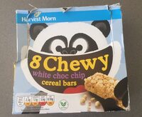 Chewy white choc chip cereal bars