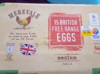 15 free range eggs