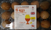 15 eggs