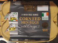 Irish Free Range Corn Fed Hen Eggs