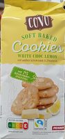 Soft baked cookies white choc lemon
