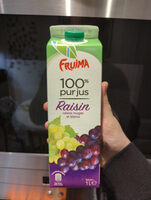100% pour jus raisins rouges et blancs