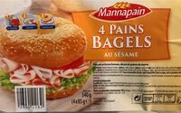 4 Pains bagels au sésame