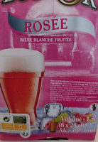 Biere blanche fruitée