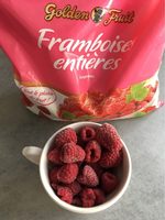 Framboises entières