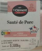 Cubes de jambon de porc pour sauté