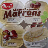 Mousse à la crème de Marrons