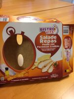 Salade repas poulet rôti Parmesan Crudités