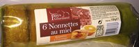 6 Nonnettes au miel fourrées à l'orange