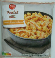 Poulet roti pommes de terre fondantes