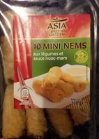 10 mini nems aux legumes