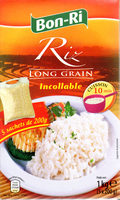 Riz long grain incollable