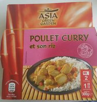Poulet curry et son riz