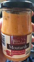 Moutarde au poivron et piment d'espelette