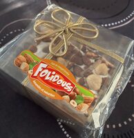 Part de nougat tendre amandes et noisettes