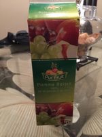 Pur fruit pomme raisin
