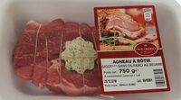 Gigot agneau farci au beurre