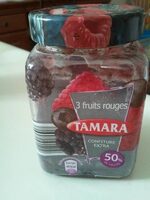 Confiture 3 fruits rouges 450gros