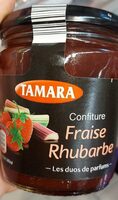 Confiture fraise rhubarbe