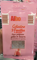 Gélatine 9 Feuilles