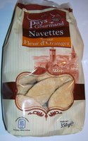 Navettes saveur fleur d'oranger