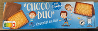 Biscuits petit beurre et chocolat lait choco duo