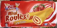 Mini roulés à la fraise